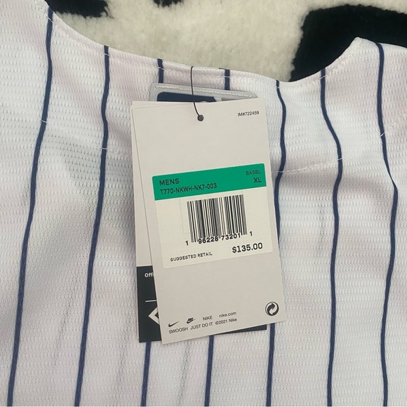 Nike New York Yankees White/Navy Home Player Jersey - Picture 7 of 10